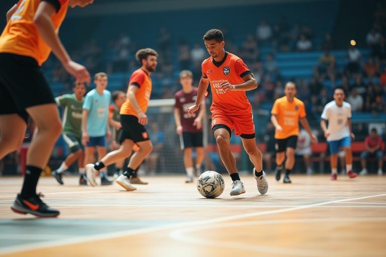 地域フットサルカップの様子